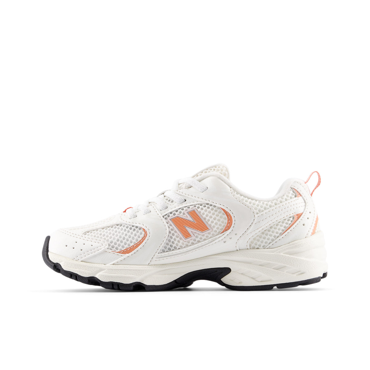Sneakers New Balance 530 Bungee Enfant écru et rose – vue 2