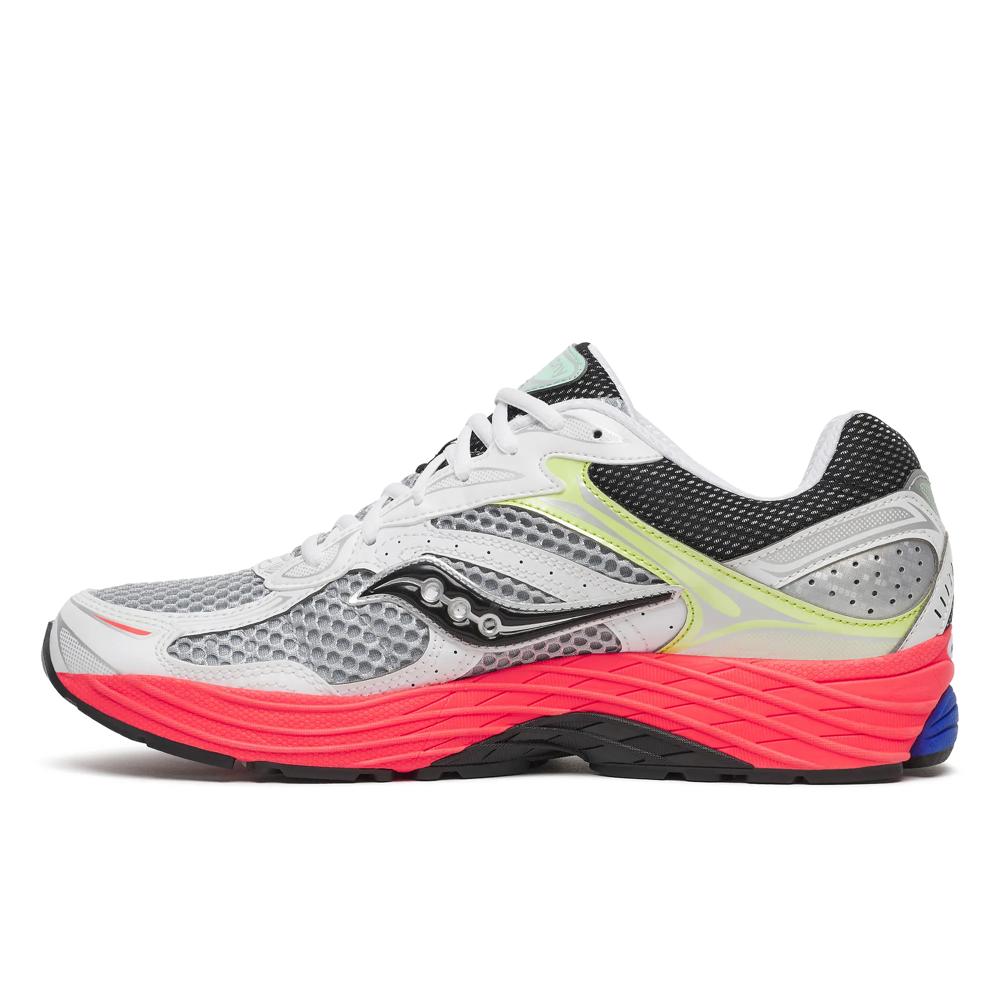 Chaussure de running Saucony ProGrid Omni 9 blanc et rouge – vue 2