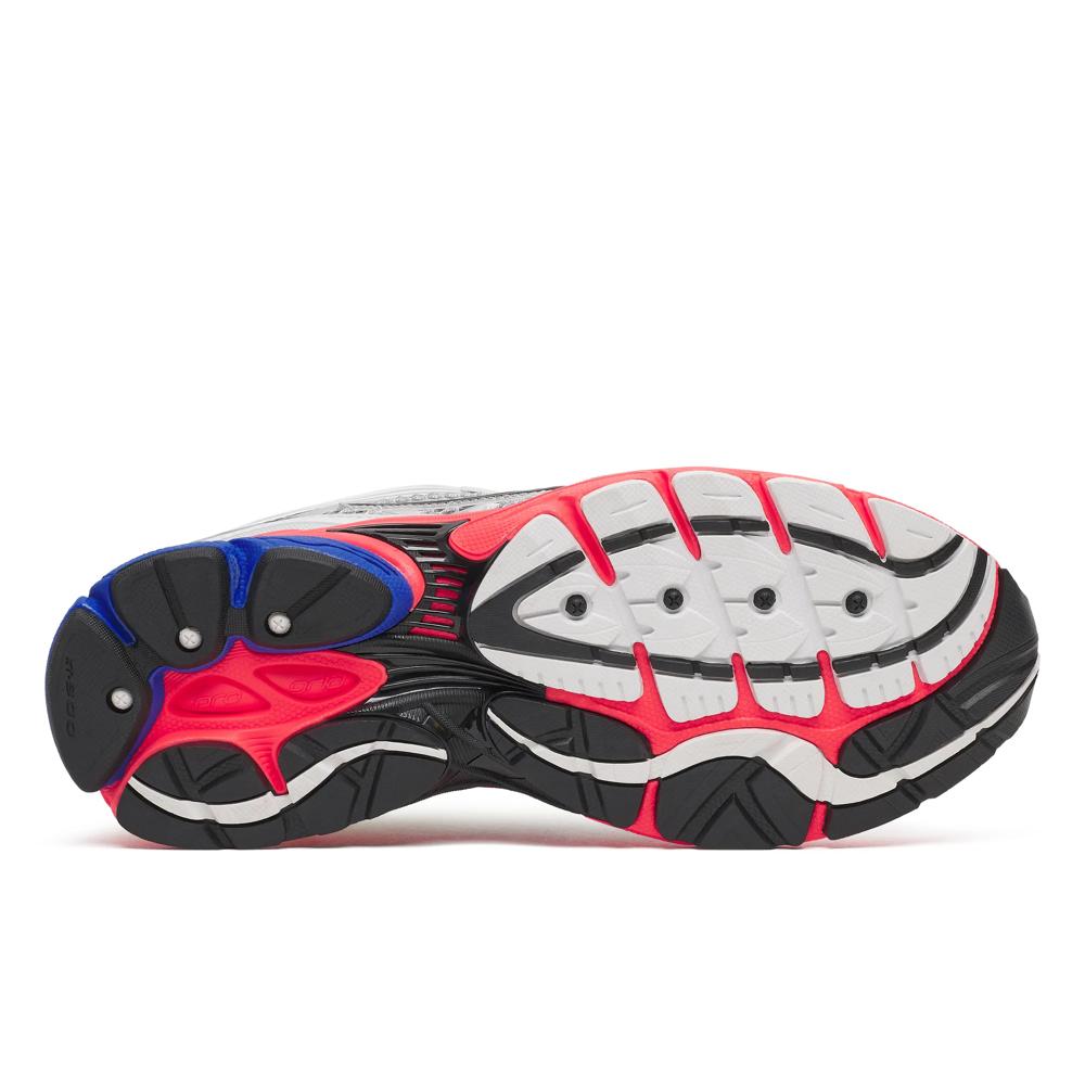 Chaussure de running Saucony ProGrid Omni 9 blanc et rouge – vue 6