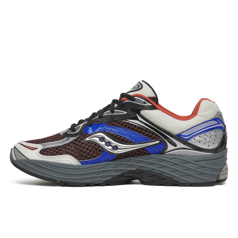 Chaussure de running Saucony ProGrid Omni 9 marron et argent – vue 2