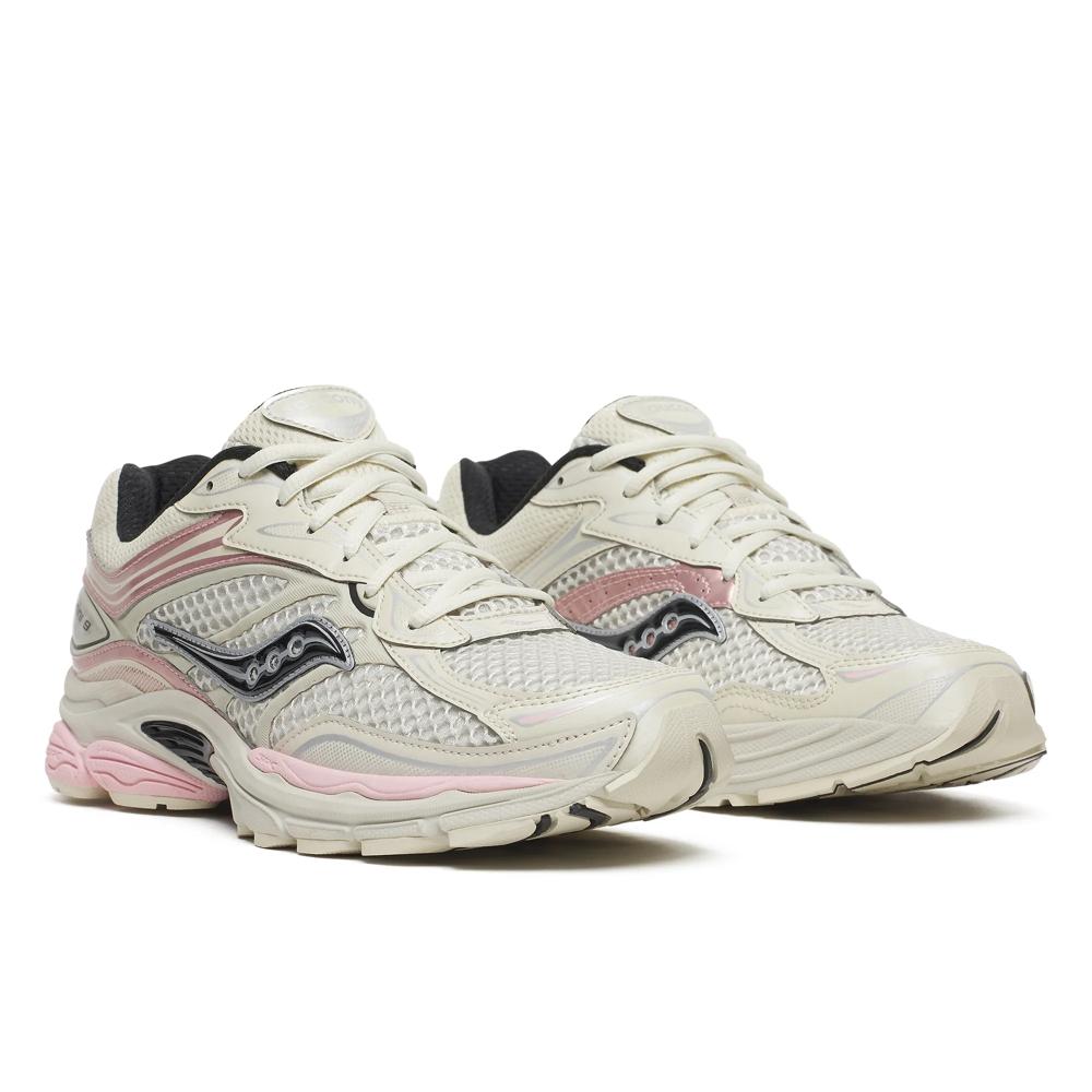 Chaussure de running Saucony ProGrid Omni 9 Femme rose et beige – vue 3