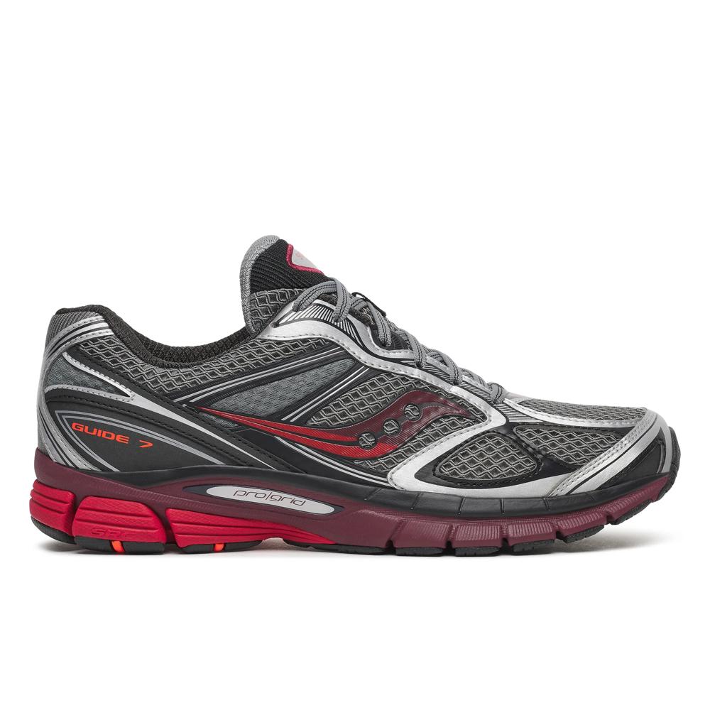 Chaussure de running Saucony ProGrid Guide 7 argent – vue 1
