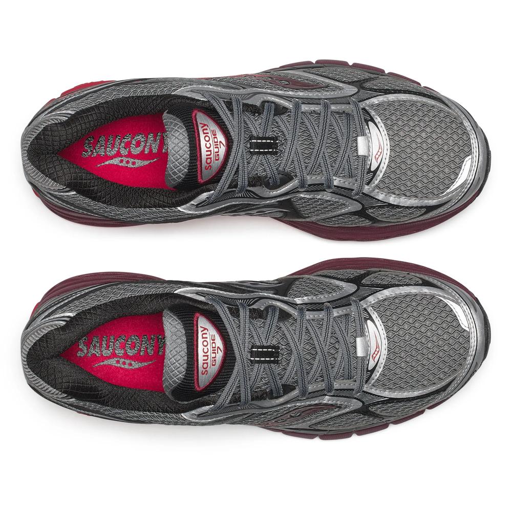 Chaussure de running Saucony ProGrid Guide 7 argent – vue 3