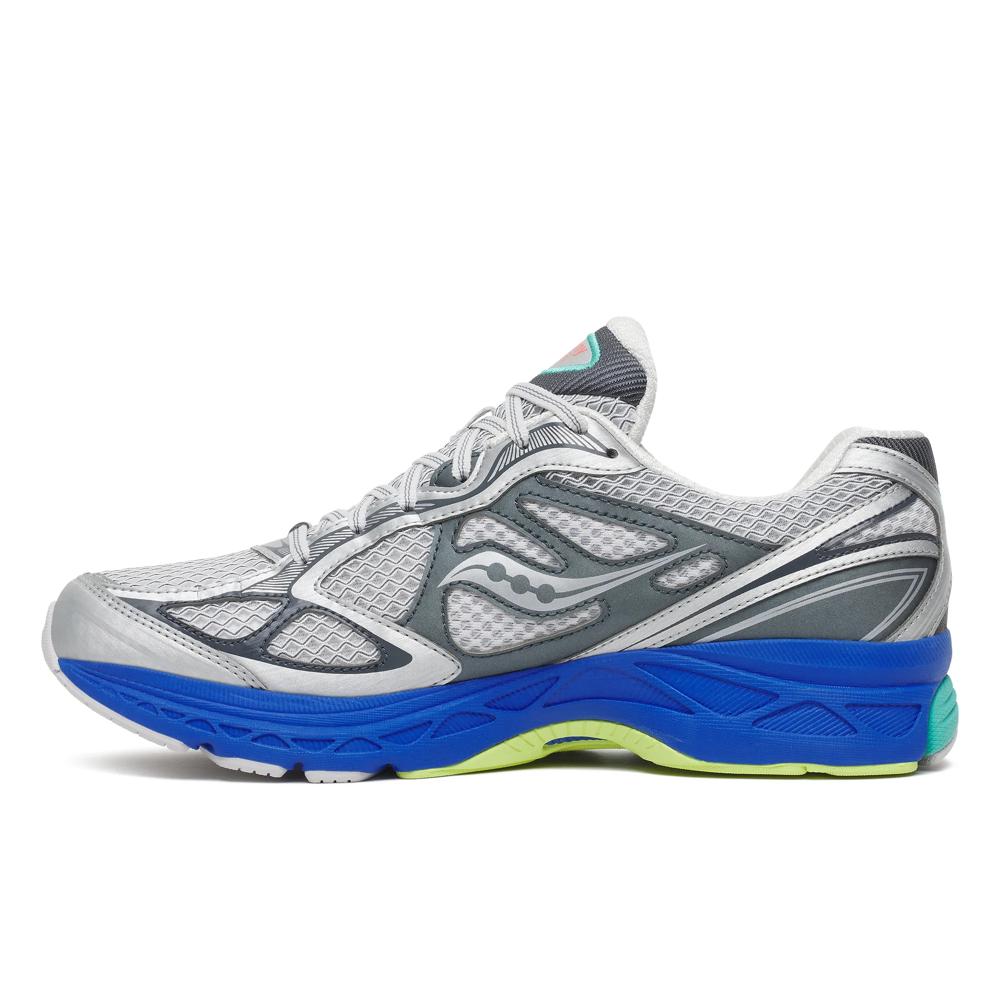 Chaussure de running Saucony ProGrid Guide 7 argent et multicolore – vue 2