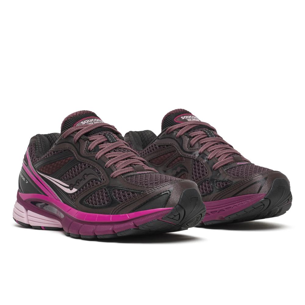 Chaussure de running Saucony ProGrid Guide 7 Femme violet et marron – vue 3