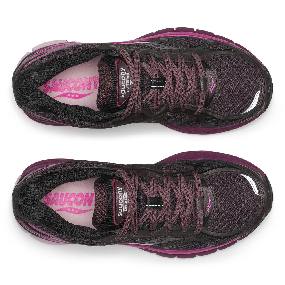 Chaussure de running Saucony ProGrid Guide 7 Femme violet et marron – vue 4