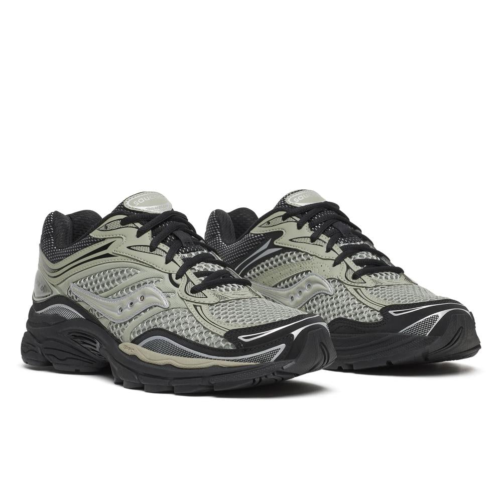 Chaussure de running Saucony ProGrid Omni 9 vert et noir – vue 3