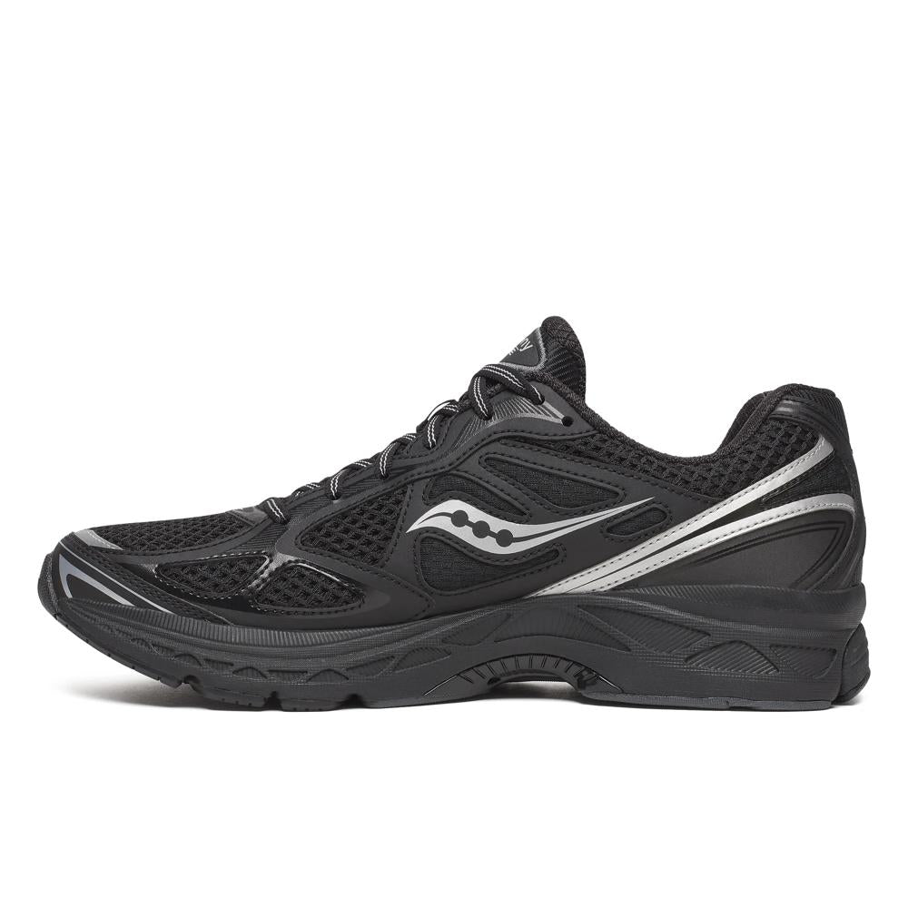 Chaussure de running Saucony ProGrid Guide 7 noir et argent – vue 2