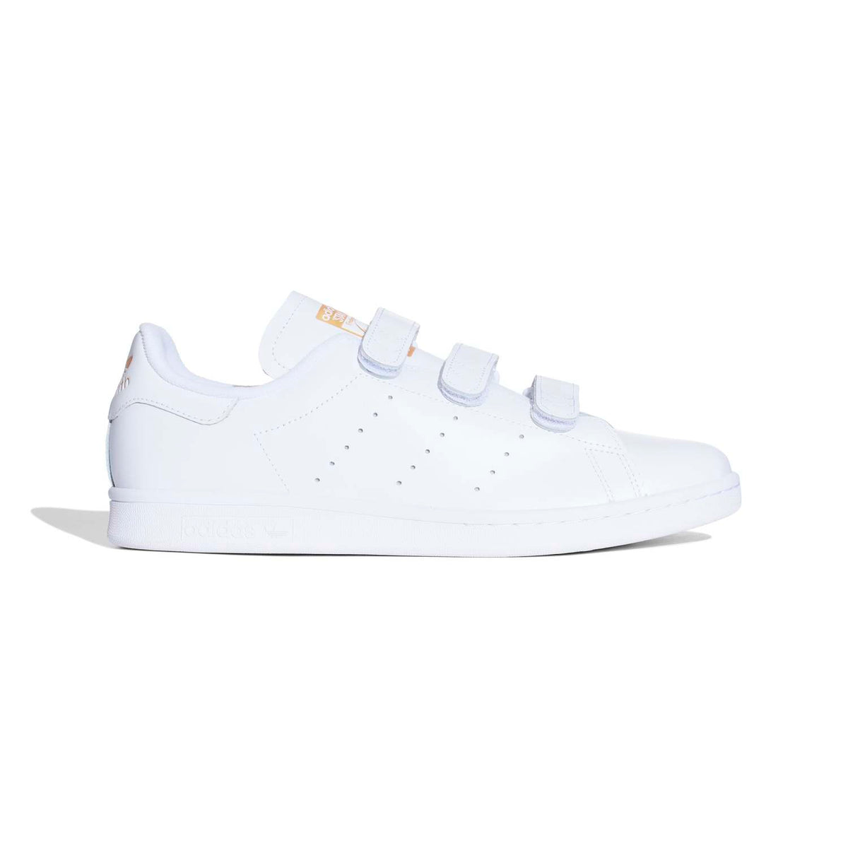 Sneakers Adidas Stan Smith CF blanc et or – vue 1