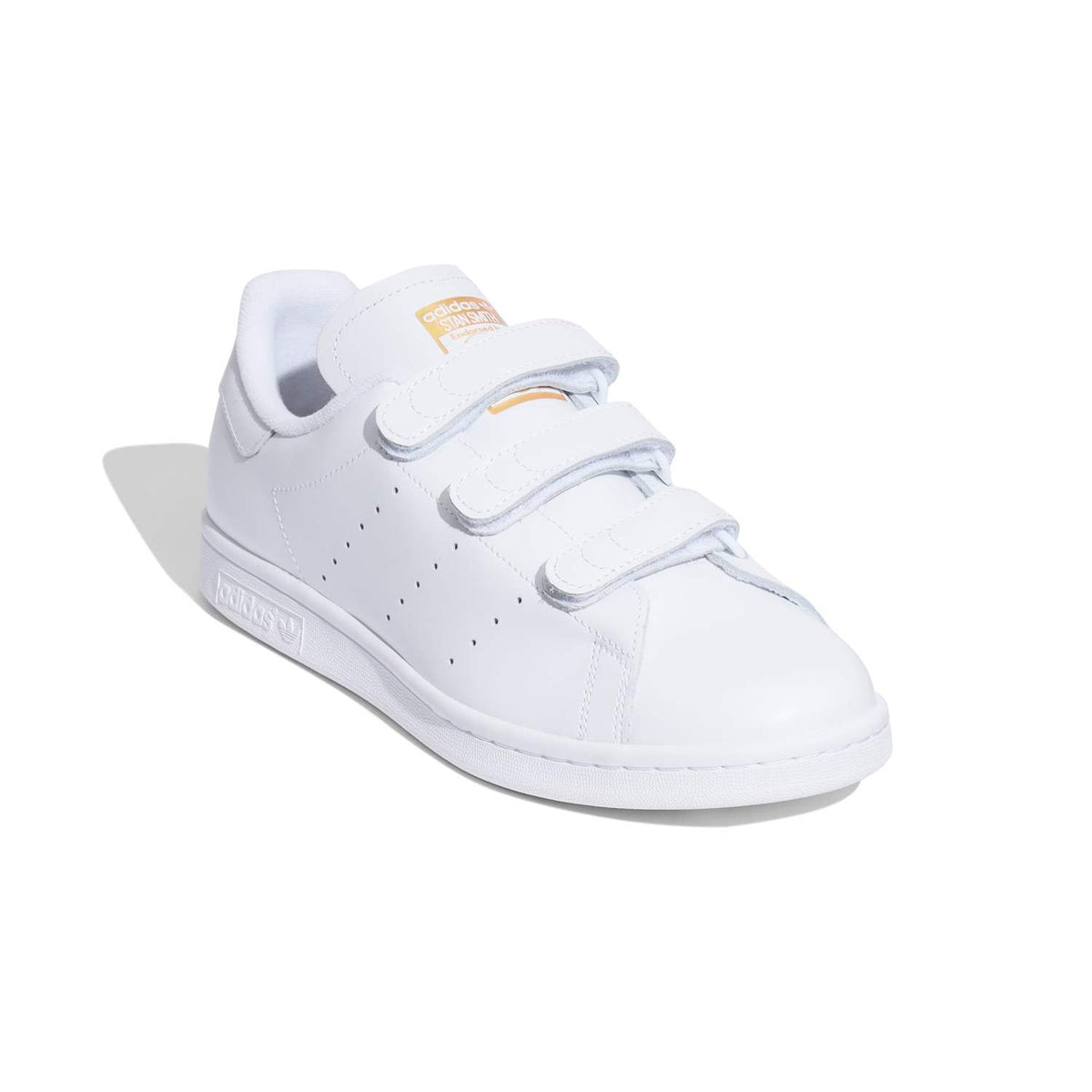 Sneakers Adidas Stan Smith CF blanc et or – vue 3