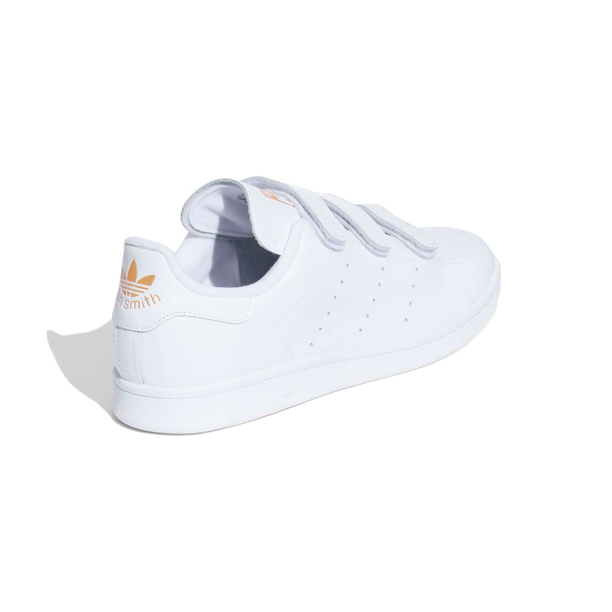 Sneakers Adidas Stan Smith CF blanc et or – vue 4