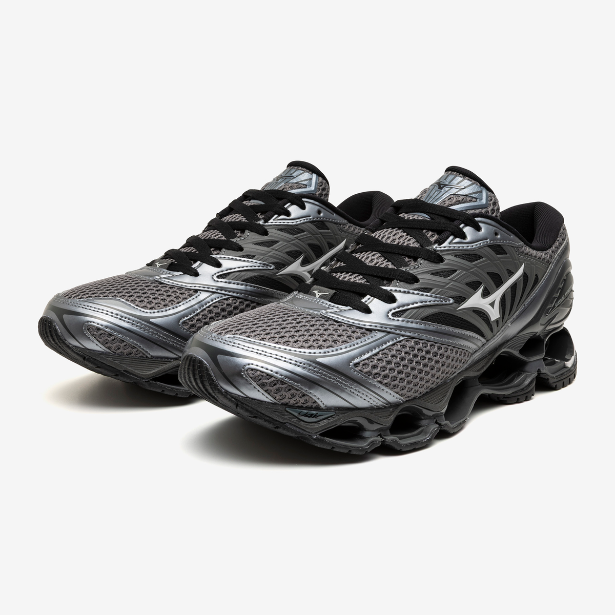Chaussure de running Mizuno Wave Prophecy LS gris – vue 2