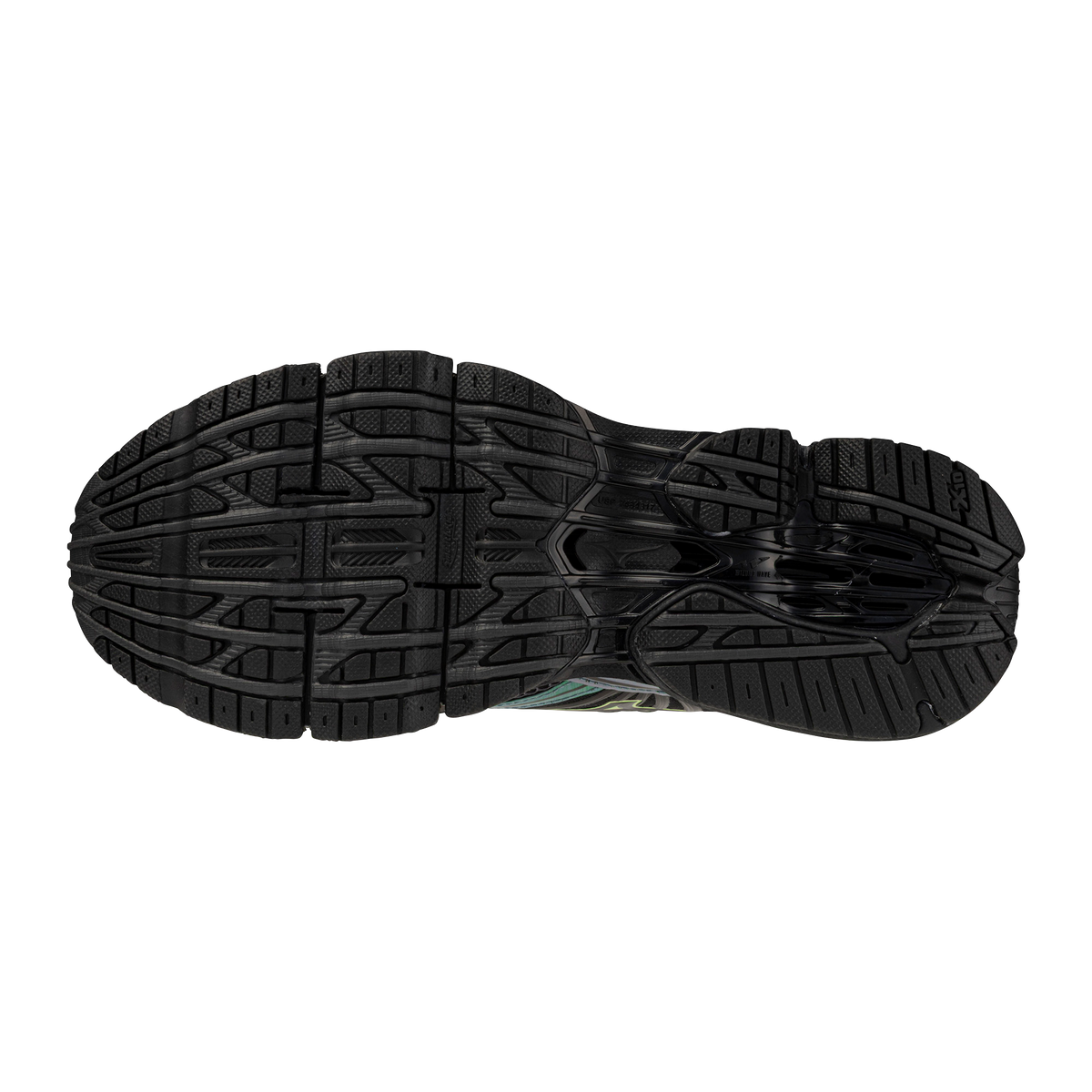 Chaussure de running Mizuno Wave Prophecy gris et vert – vue 5