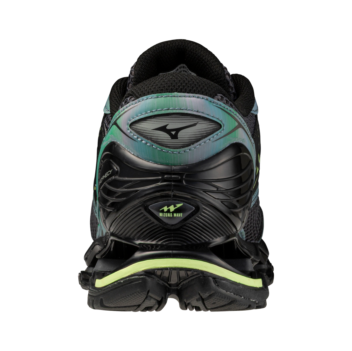 Chaussure de running Mizuno Wave Prophecy gris et vert – vue 4