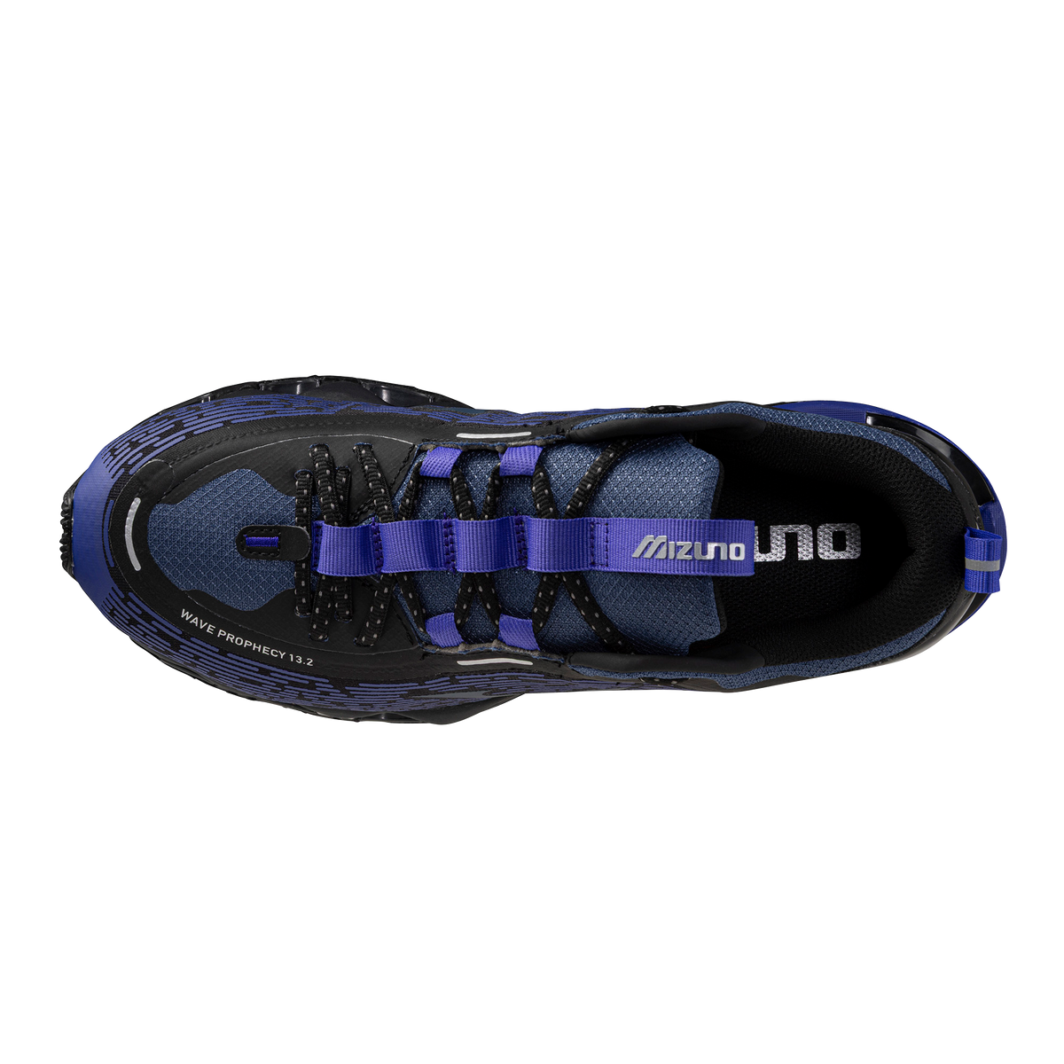 Chaussure de running Mizuno Wave Prophecy 13.2 bleu et noir – vue 2