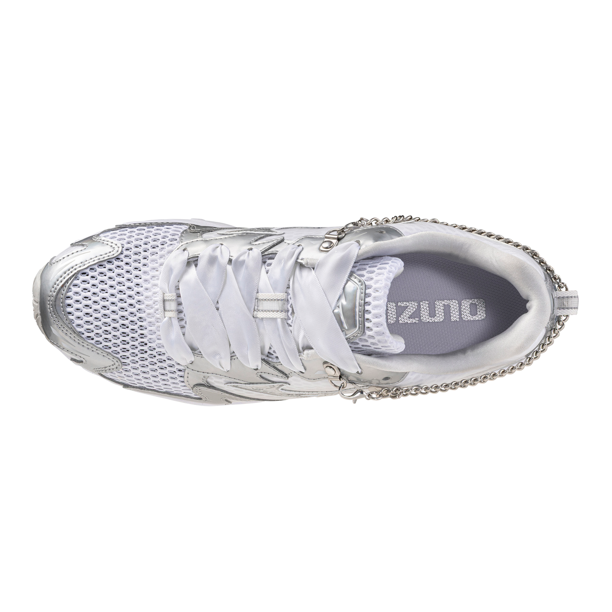 Chaussure de running Mizuno Wave Rider 10 Femme blanc – vue 3