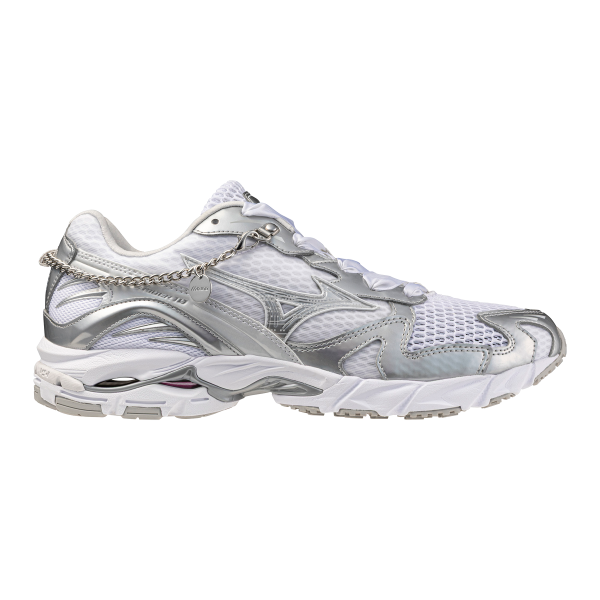 Chaussure de running Mizuno Wave Rider 10 Femme blanc – vue 1