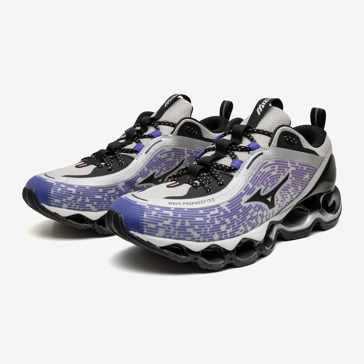 Chaussure de running Mizuno Wave Prophecy 13 bleu – vue 2