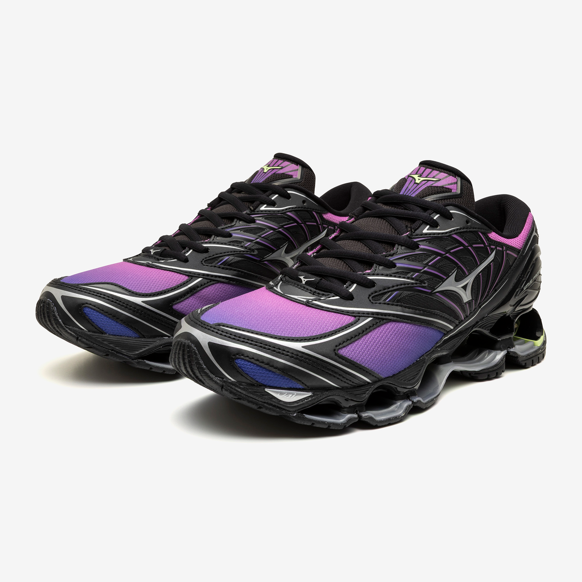 Chaussure de running Mizuno Wave Prophecy LS violet – vue 3