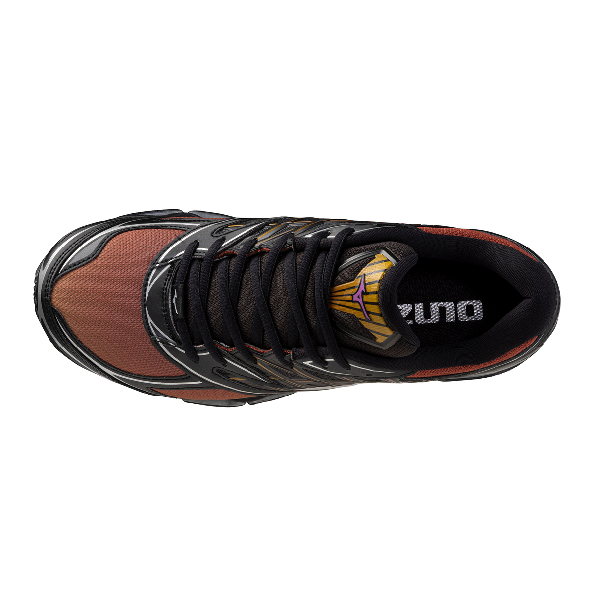 Chaussure de running Mizuno Wave Prophecy LS or et argent – vue 3