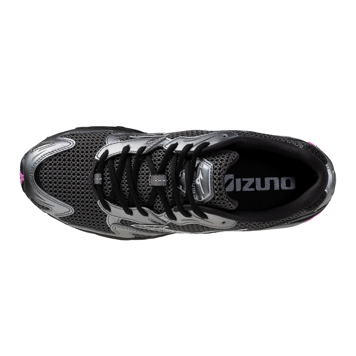 Chaussure de running Mizuno Wave Rider 10 Femme noir et rose – vue 3