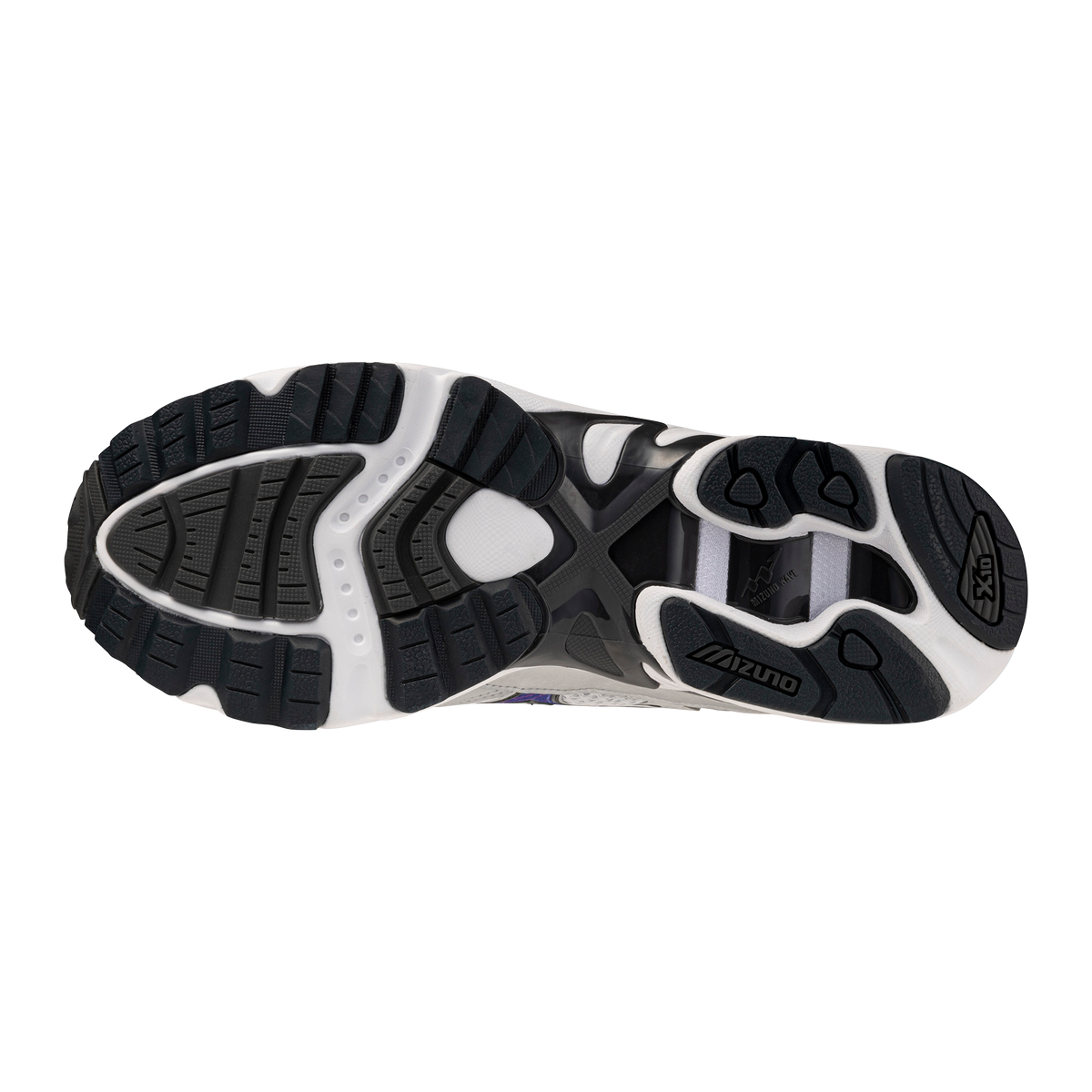 Chaussure de running Mizuno Wave MG4 bleu et violet – vue 2