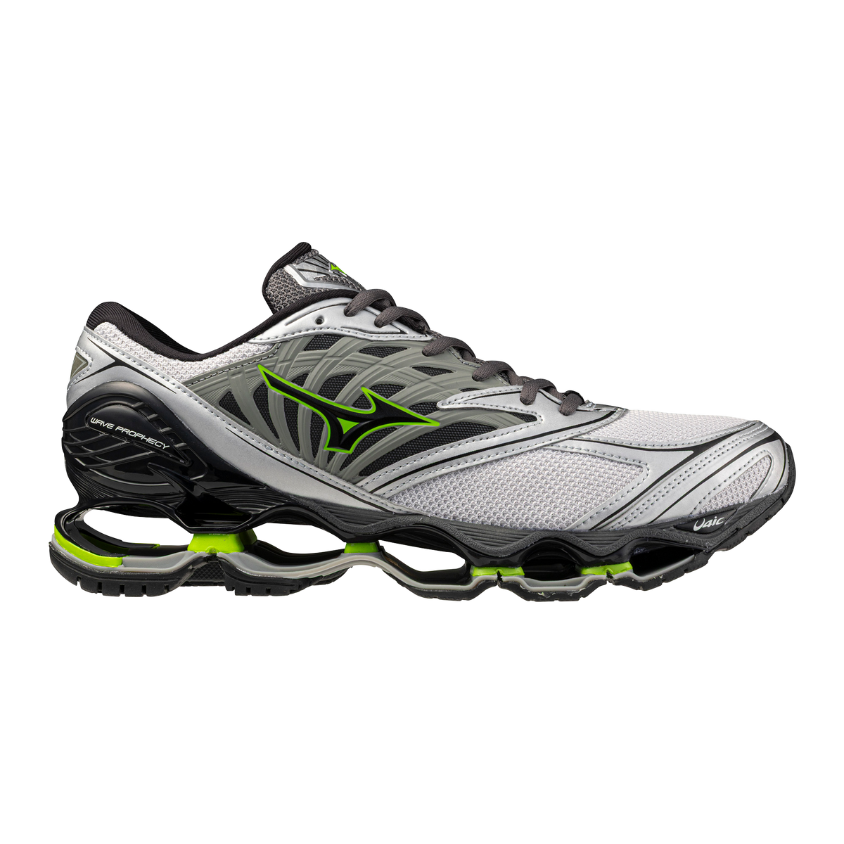Chaussure de running Mizuno Wave Prophecy LS vert – vue 1