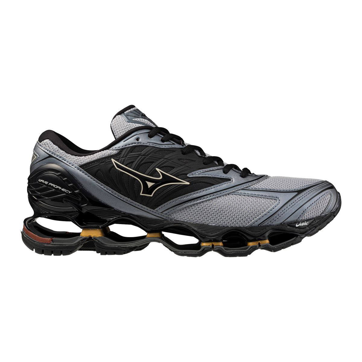 Chaussure de running Mizuno Wave Prophecy beige – vue 1