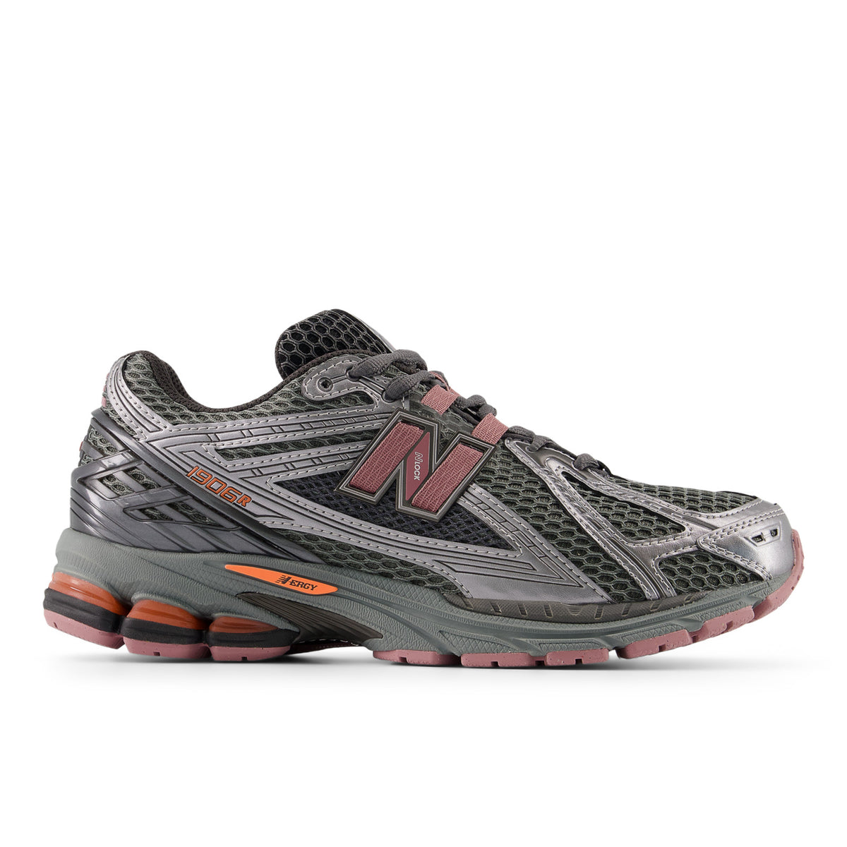 Sneakers New Balance 1906R argent et rose – vue 1