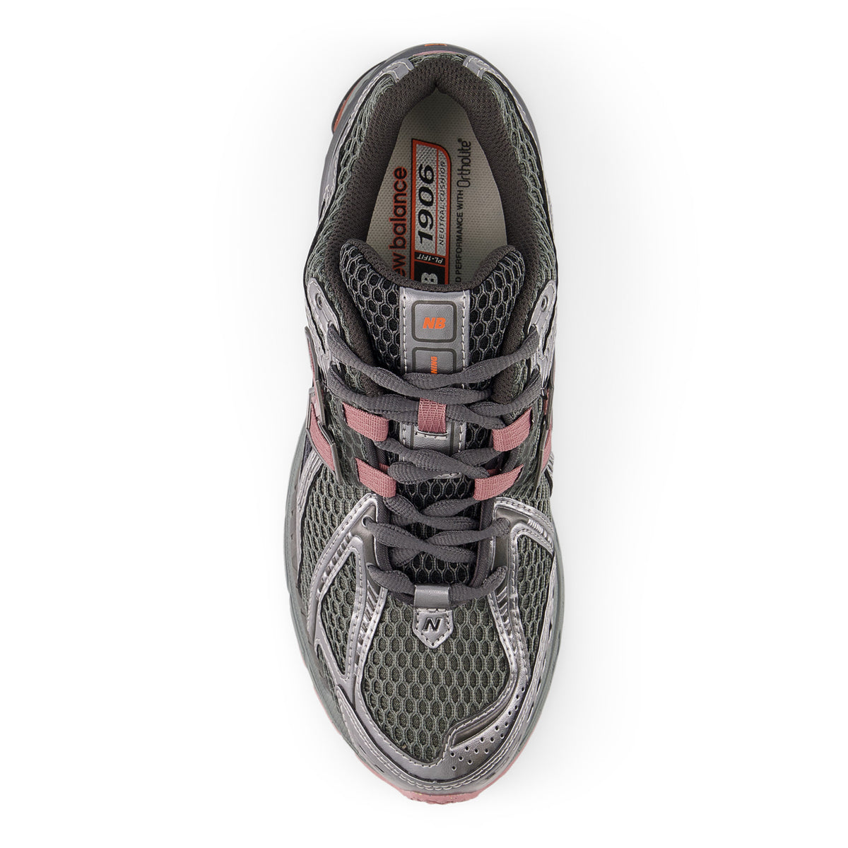 Sneakers New Balance 1906R argent et rose – vue 4