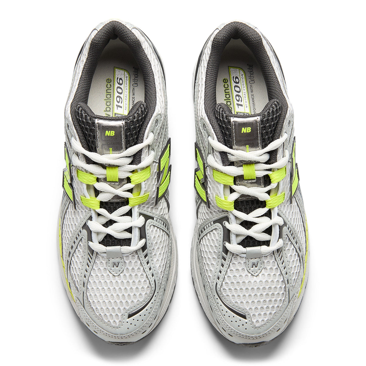 Sneakers New Balance 1906 argent – vue 4