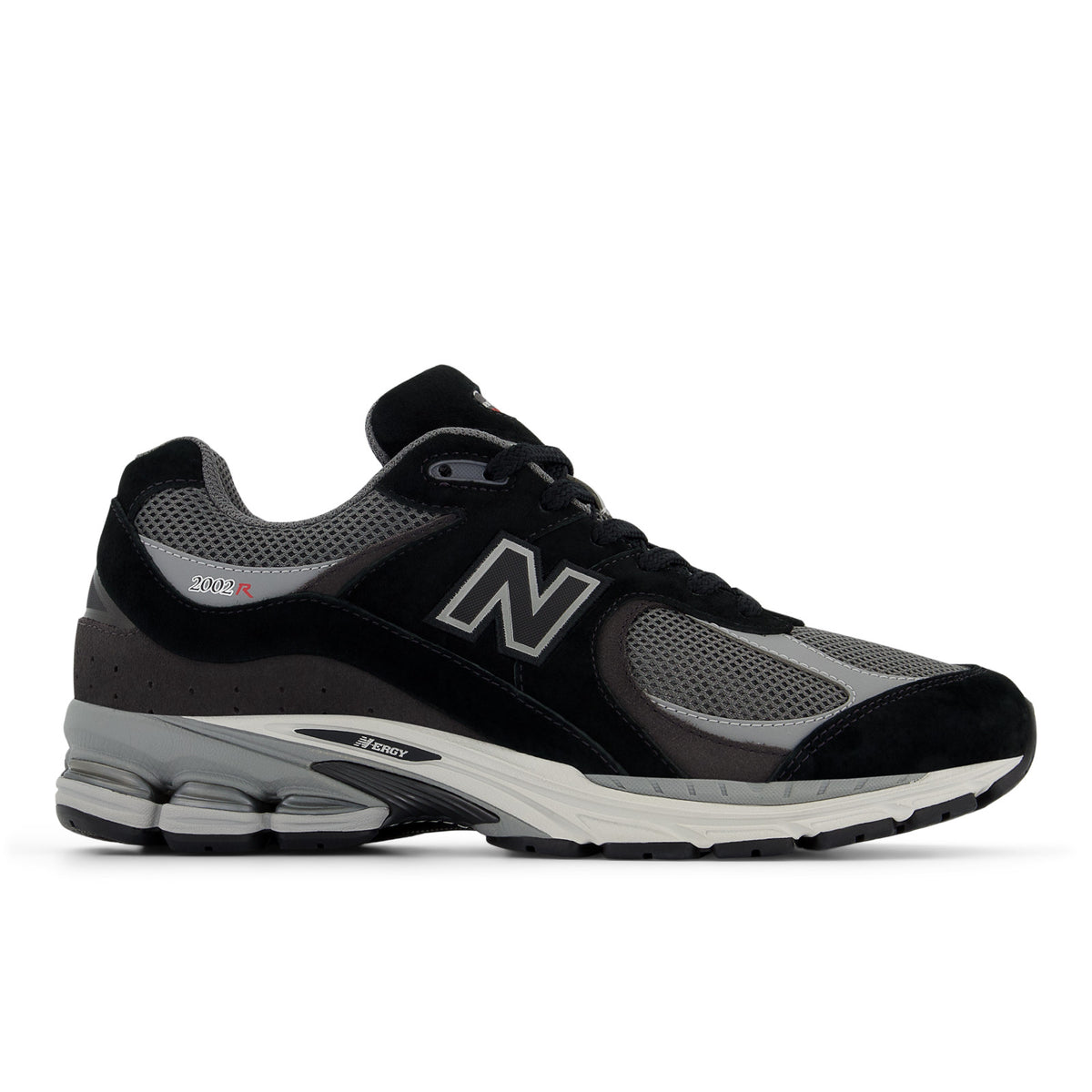 Sneakers New Balance 2002R noir et gris – vue 1