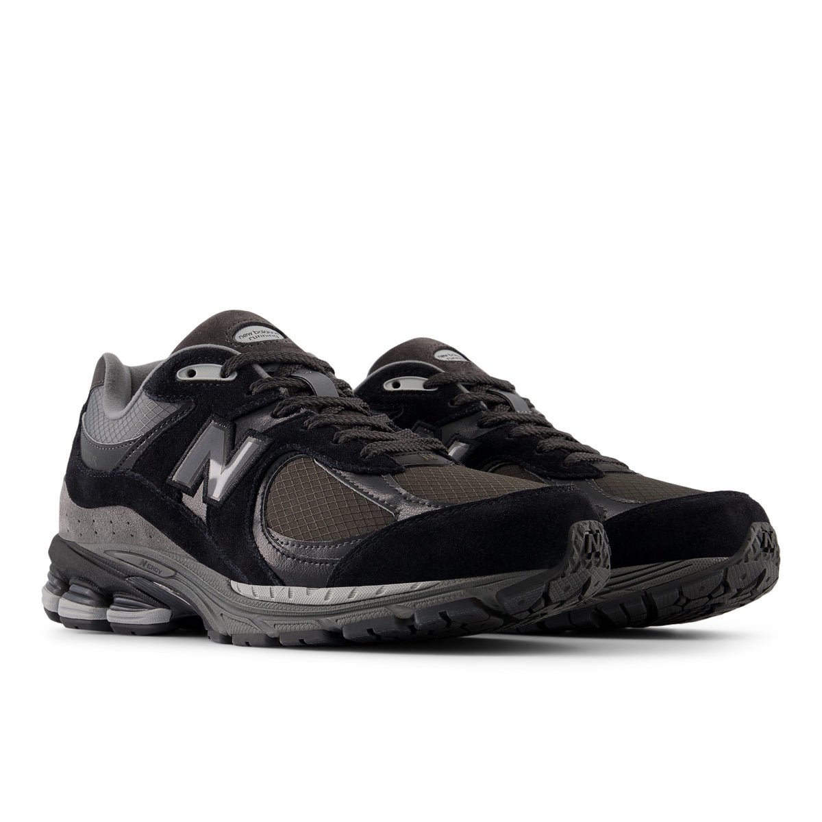 Sneakers New Balance 2002R noir et gris – vue 3