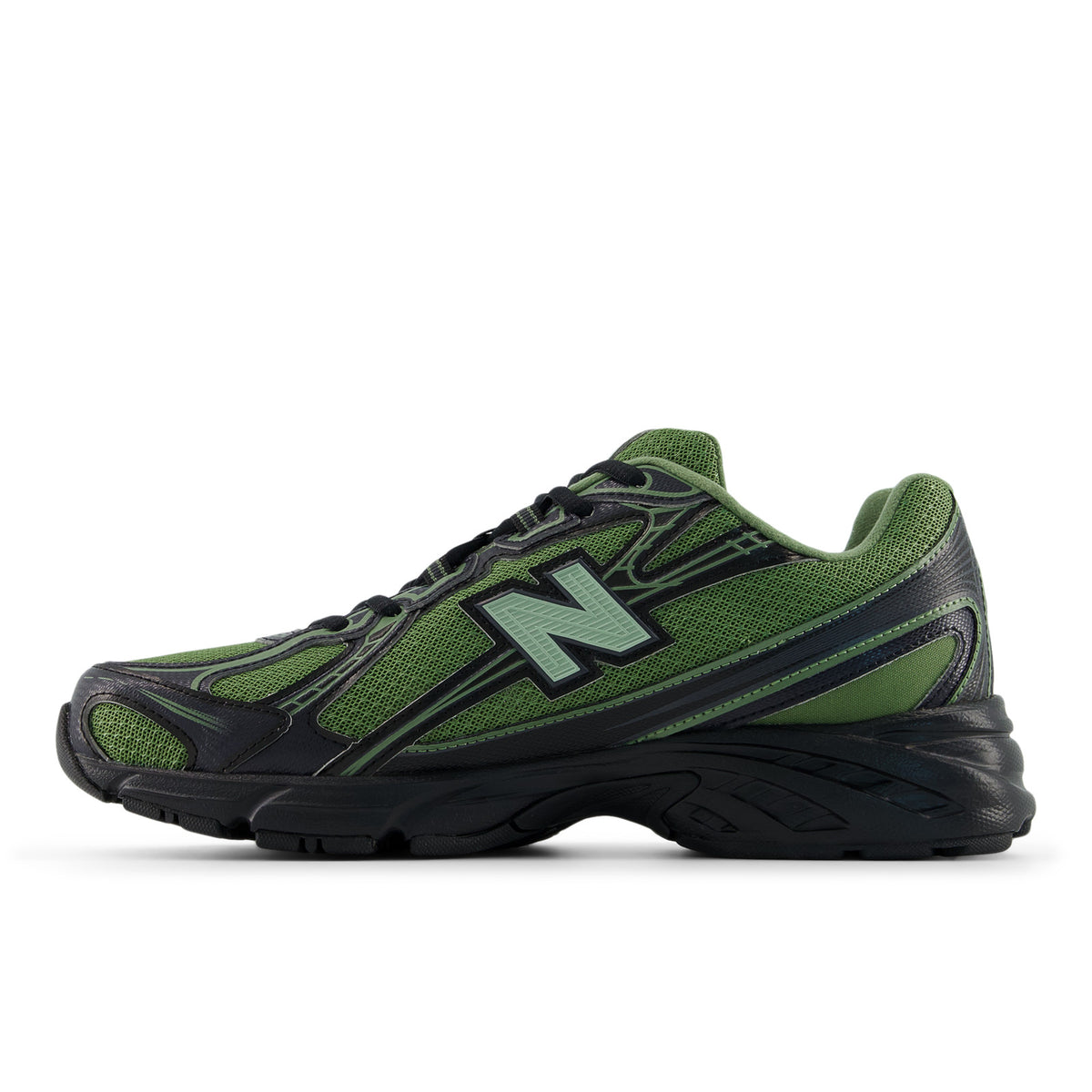 Sneakers New Balance 740 vert et noir – vue 2