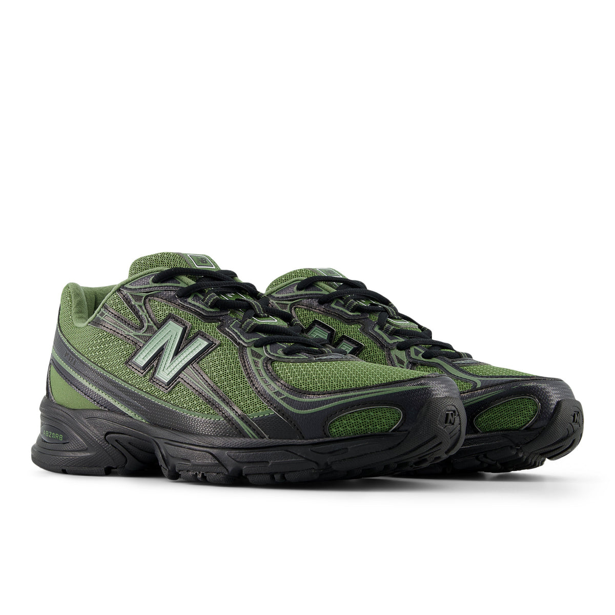 Sneakers New Balance 740 vert et noir – vue 3