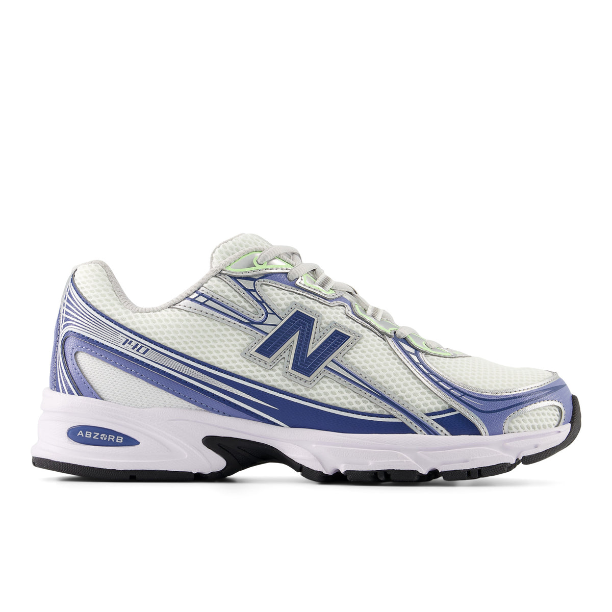 Sneakers New Balance 740 blanc et bleu – vue 1