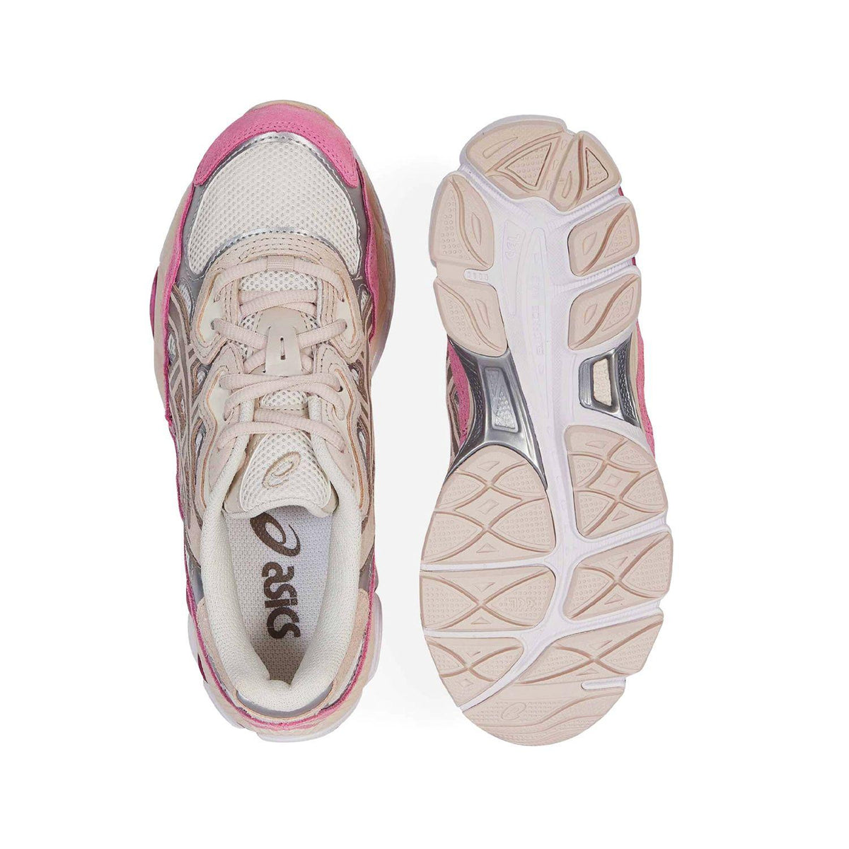 Sneakers Asics Gel-NYC écru et beige – vue 3