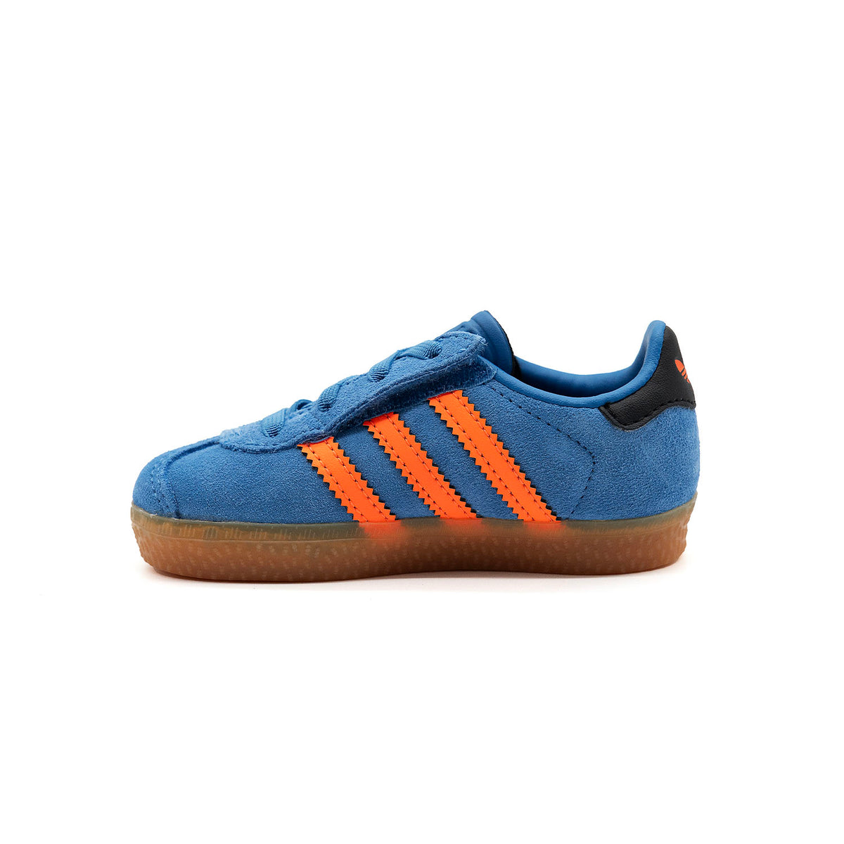 Sneakers Adidas Gazelle Bébé bleu et orange – vue 2