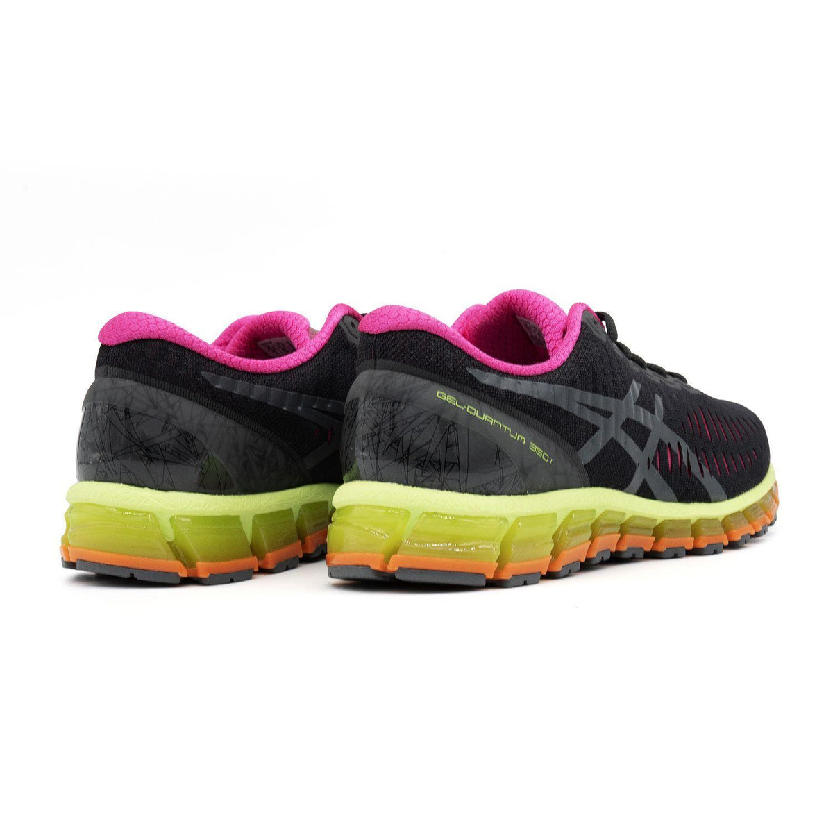 Chaussure de running Asics Gel-Quantum 360 gris et vert – vue 4