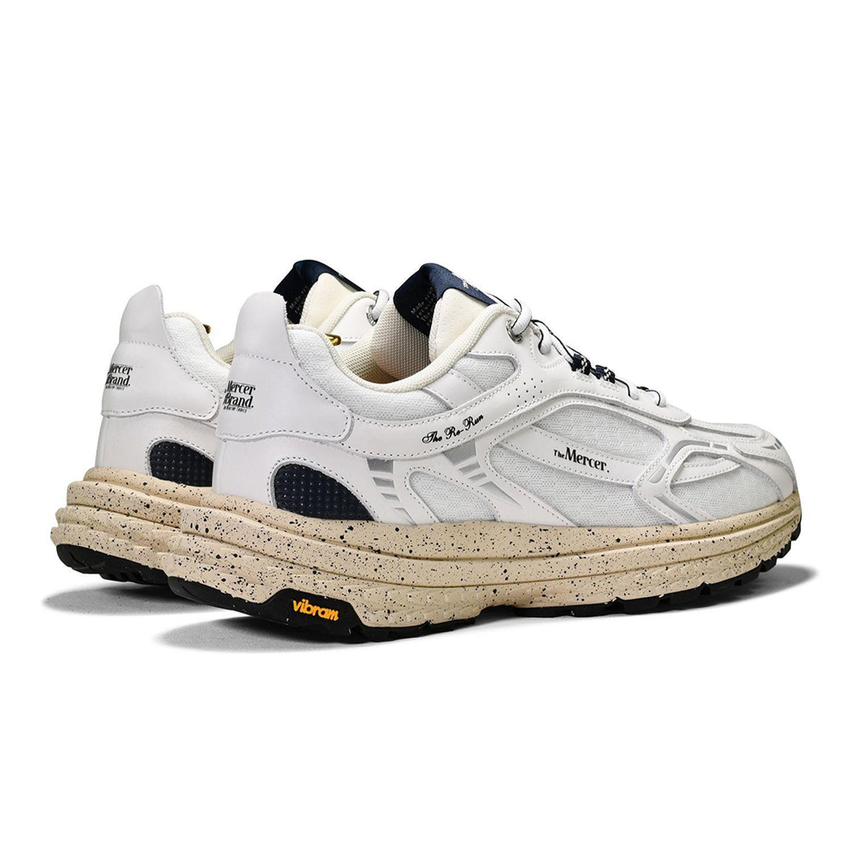 Sneakers The Mercer Re-Run Vibram blanc et bleu – vue 3
