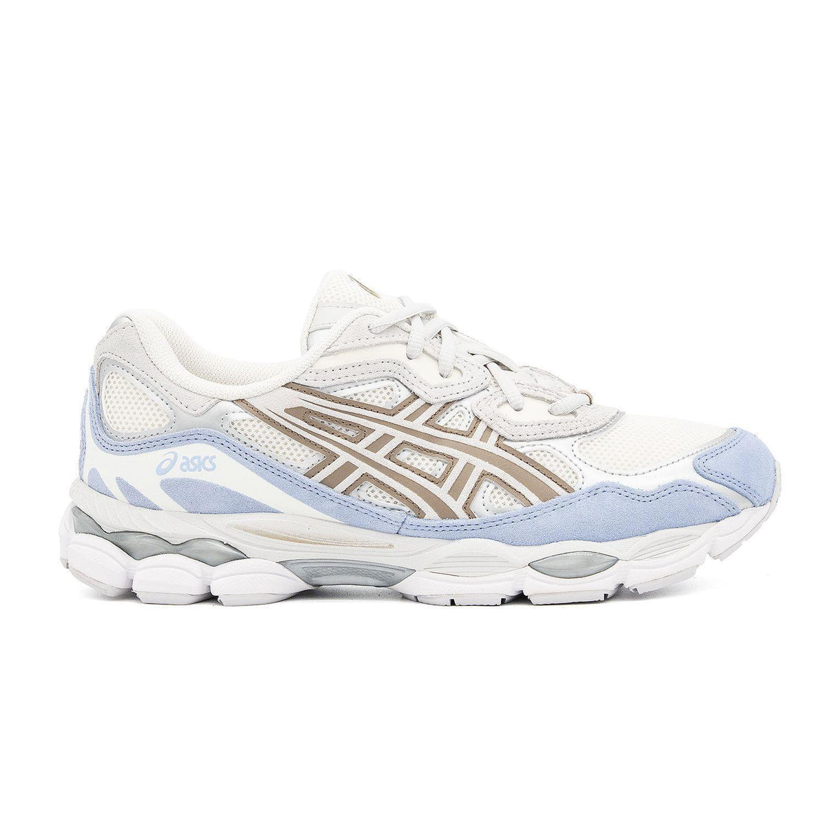 Sneakers Asics Gel-NYC écru et gris – vue 1