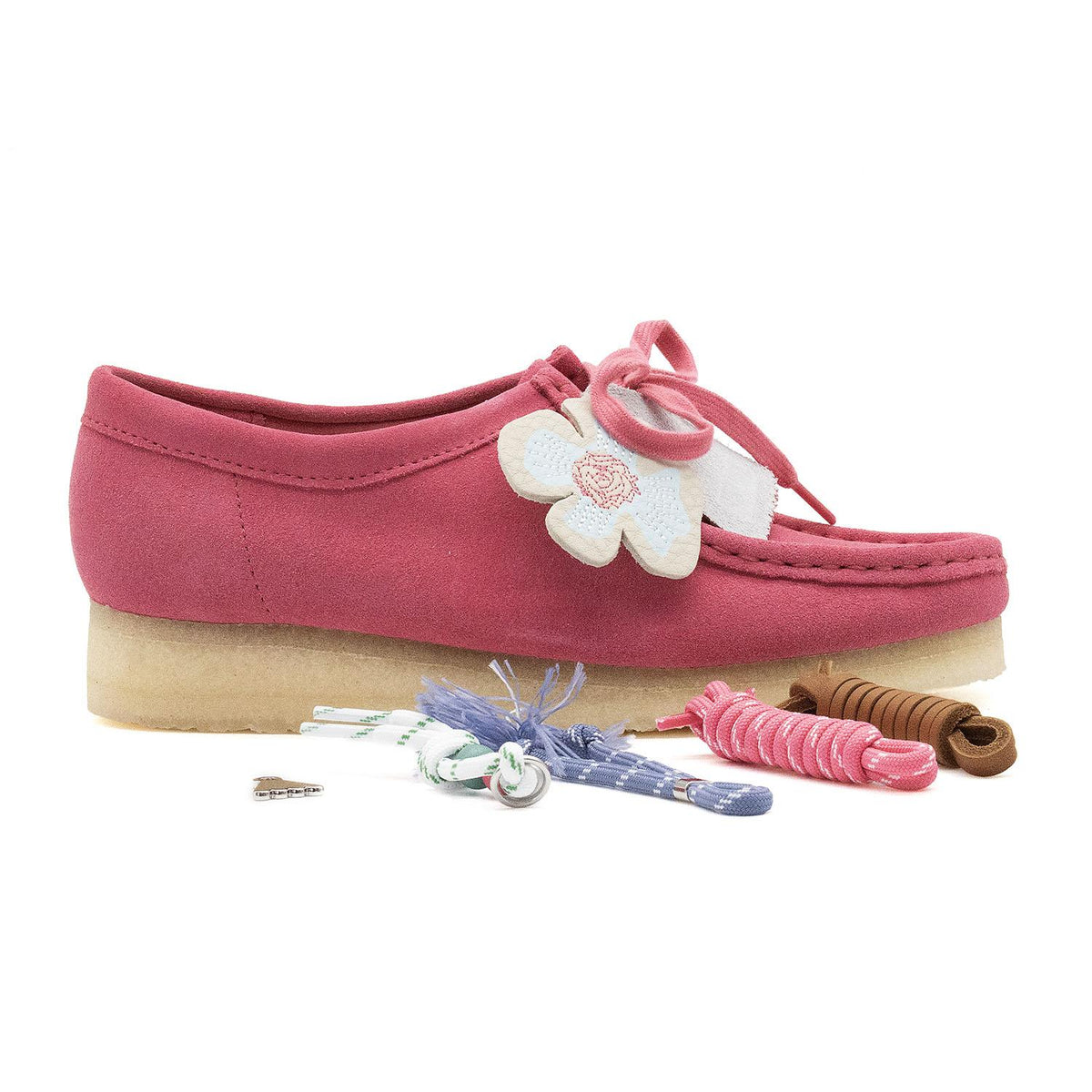 Desert boot Clarks Wallabee Femme rose – vue 5