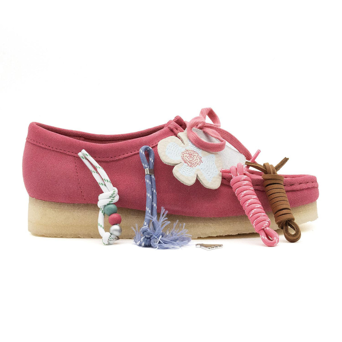 Desert boot Clarks Wallabee Femme rose – vue 4