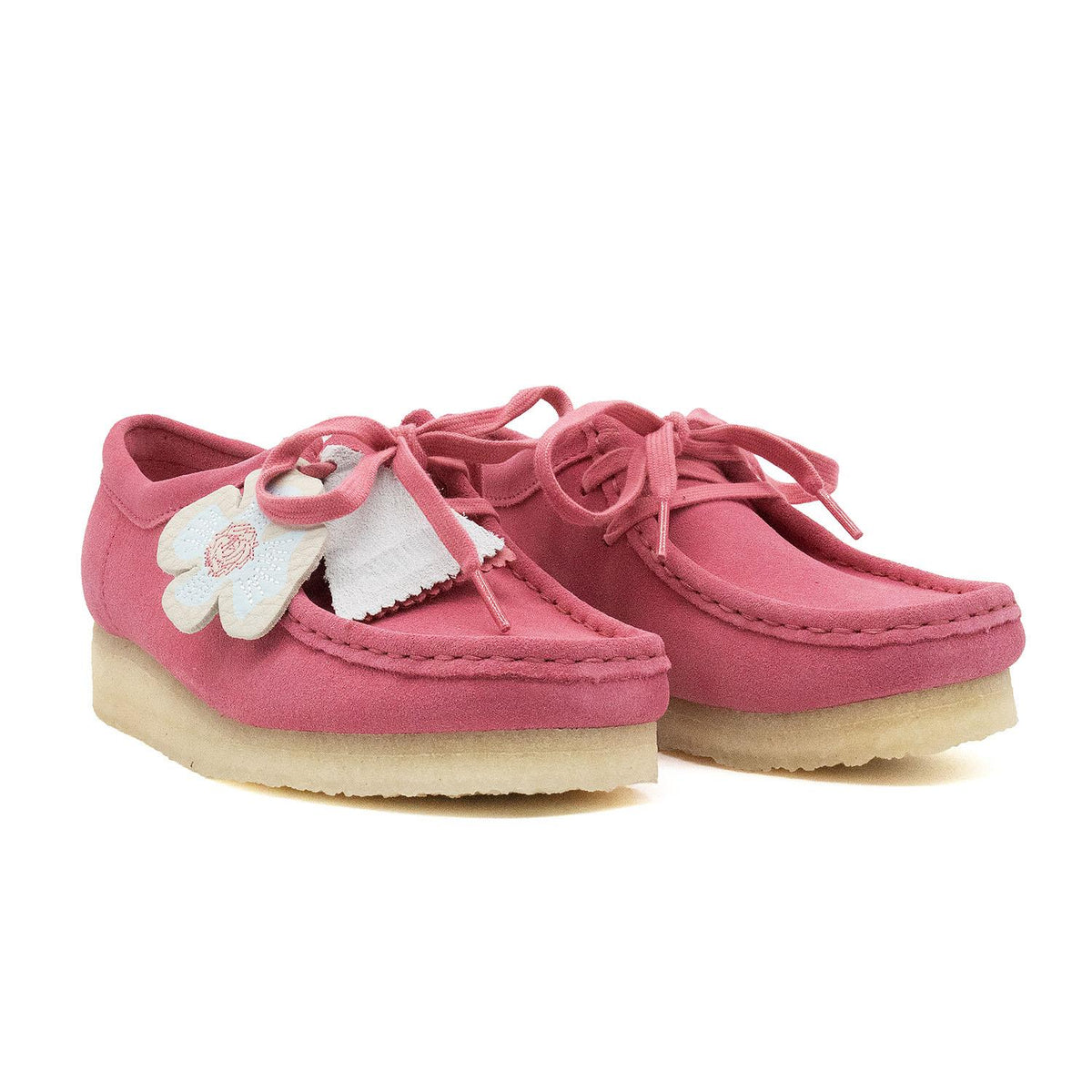 Desert boot Clarks Wallabee Femme rose – vue 3