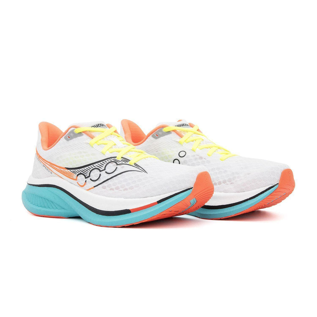 Chaussure de running Saucony Endorphin Speed 5 blanc – vue 3