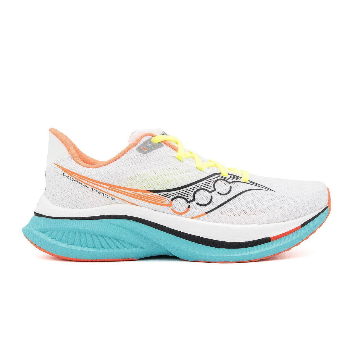 Chaussure de running Saucony Endorphin Speed 5 blanc – vue 1