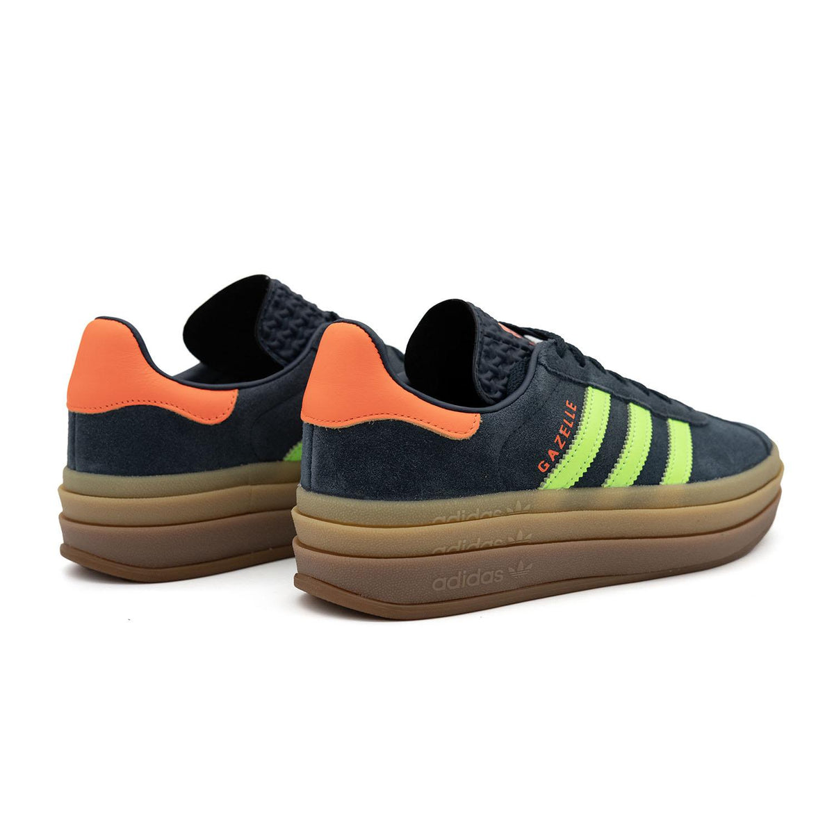 Sneakers Adidas Gazelle Bold W Femme bleu et orange – vue 4