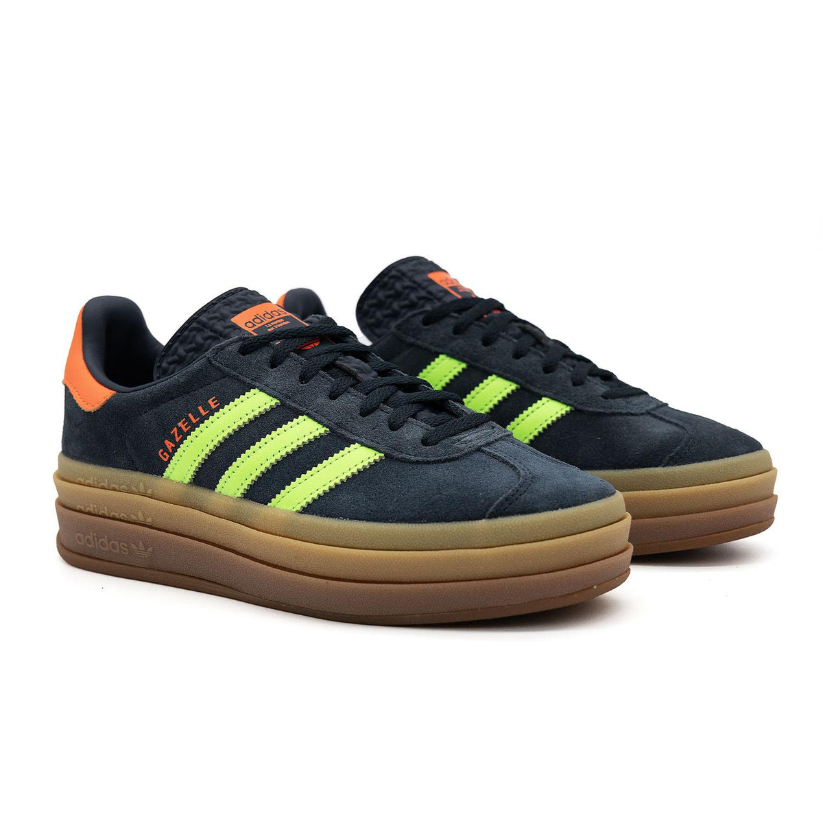 Sneakers Adidas Gazelle Bold W Femme bleu et orange – vue 3