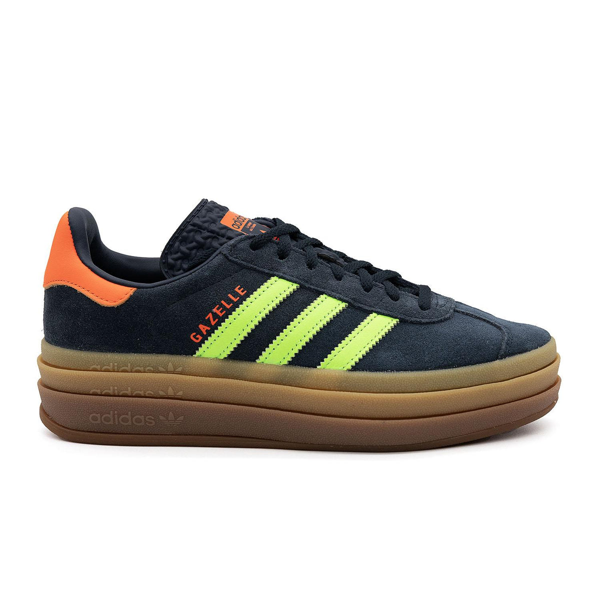 Sneakers Adidas Gazelle Bold W Femme bleu et orange – vue 1