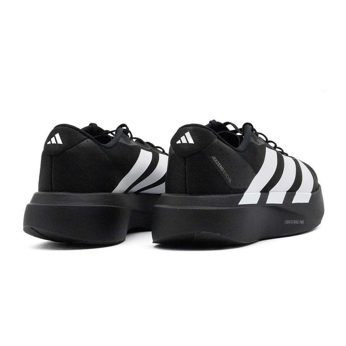 Chaussure de running Adidas Adizero Evo SL M noir et blanc – vue 4